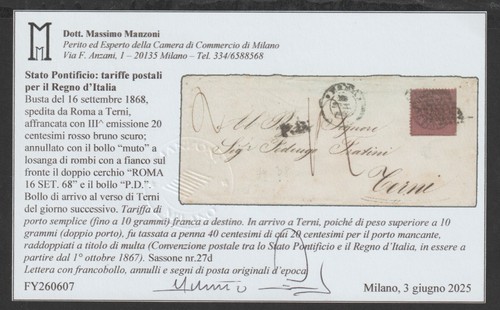 Lettera cent sassone - 20, 27d