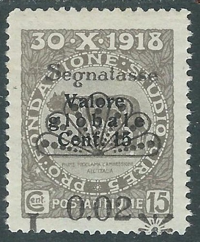 1921 fiume segnatasse 15 - 1921,