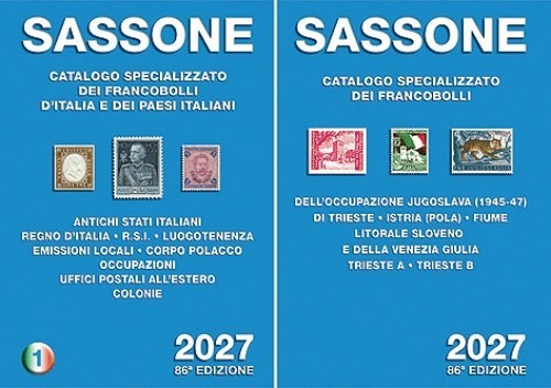 Catalogo sassone 2027 volume - catalogo, "volume
