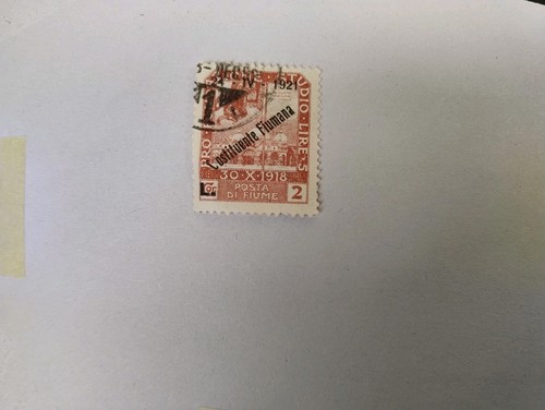 Francobolli fiume 1921 sassone - fiume,