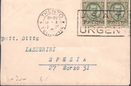 Regno 1926 busta con - regno,