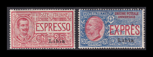 Libia 1915 espressi serie - espressi,