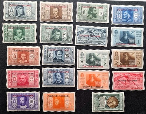 1932 colonie emissioni - colonie,
