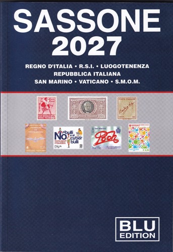 Sassone blu 2027 francobolli - blu, 2027,